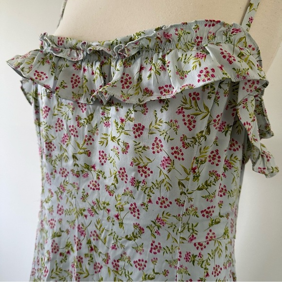 New NWOT J. Crew Silk Floral Ruffle Dress Sz 14 - Picture 14 of 14